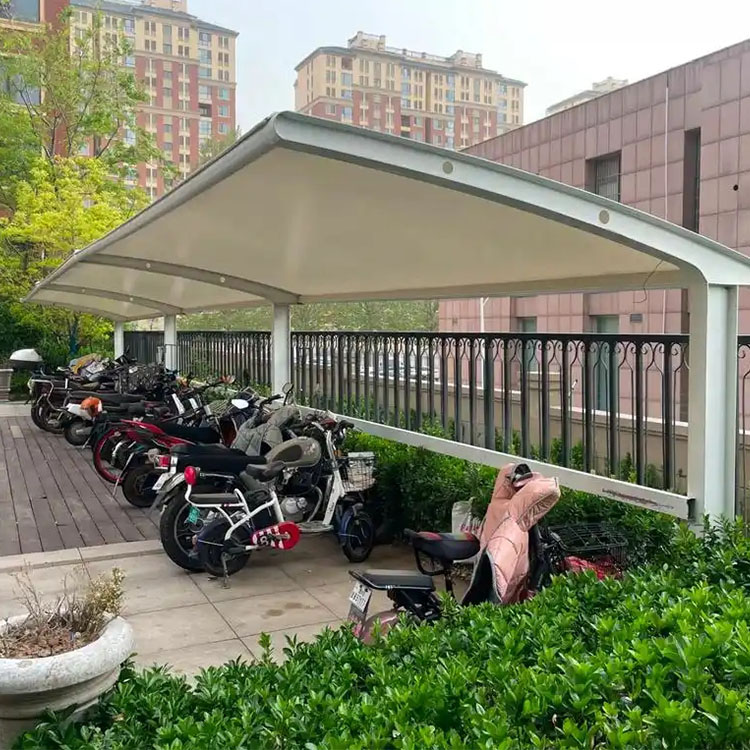 珠海膜结构电动车棚